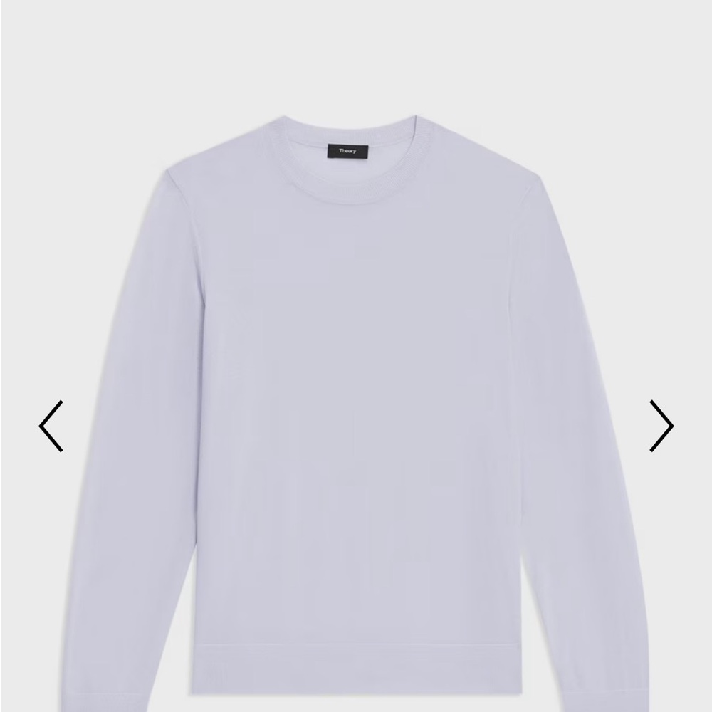 Theory Crewneck Sweater in Regal Wool